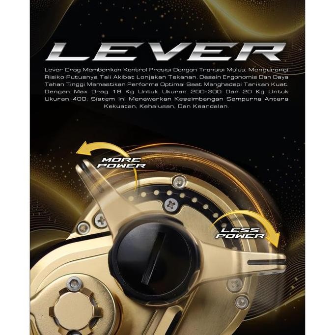 Daido - Reel Jigking Gold 200 300 400 - Reel Pancing