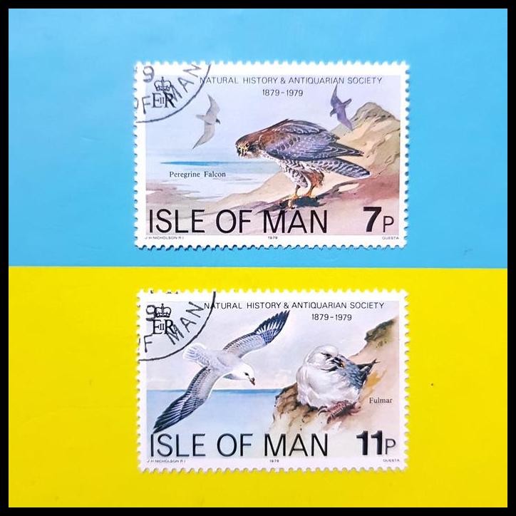 

TERBARU PERANGKO/PRANGKO BURUNG ~ PEREGRINE FALCON & FULMAR DARI ISLE OF MAN !!!!