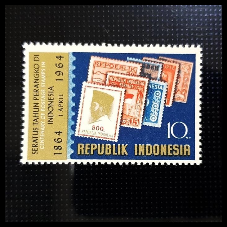 

TERMURAH PERANGKO 100 TAHUN PRANGKO INDONESIA 1864-1964. KONDISI LUX !