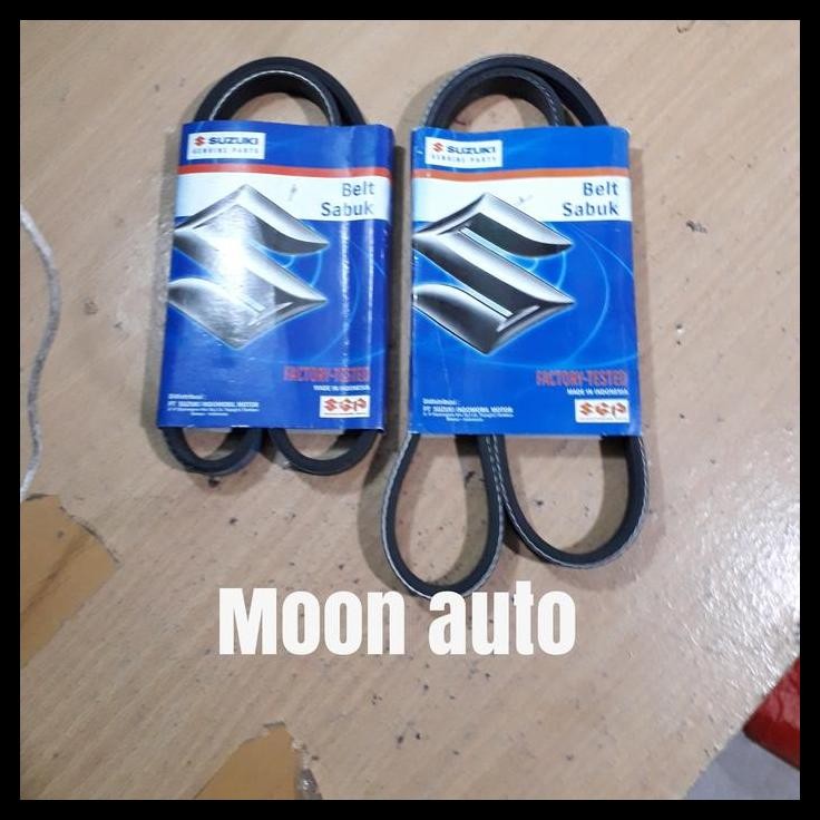 TERMURAH FANBELT AC - ALTERNATOR SUZUKI BALENO LAMA ORI SGP #MOONAUTO 