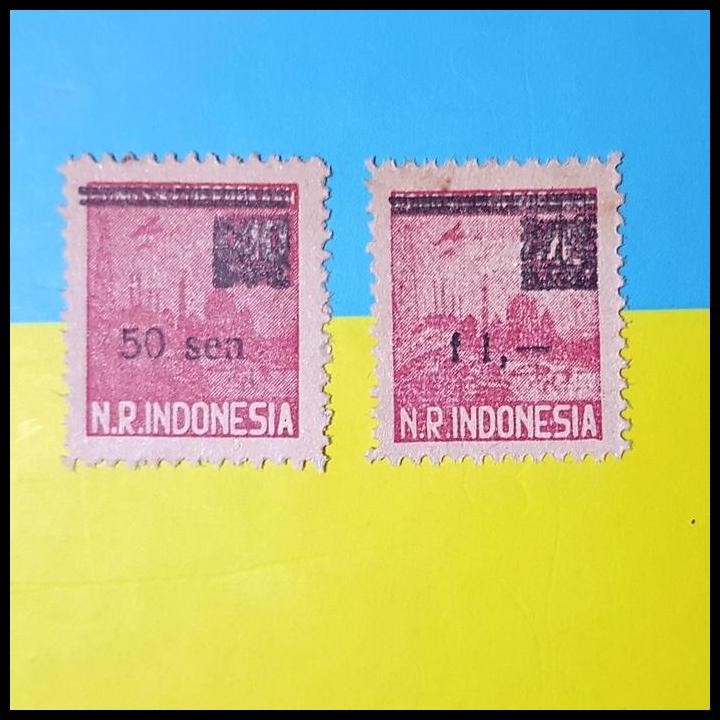 

BEST DEAL PRANGKO INDONESIA REVOLUSI SUMATRA 1947. S52 & S53 KATALOG RP 450.000