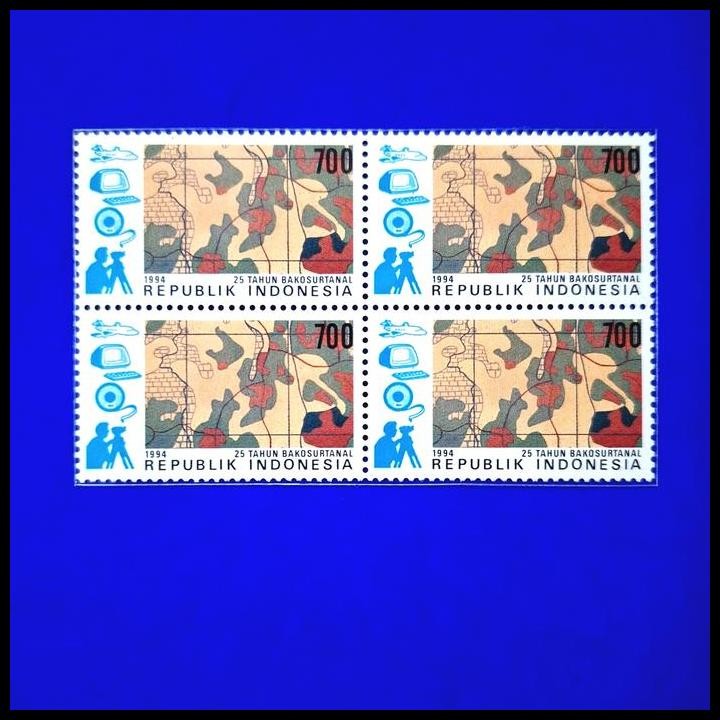 

HOT DEAL PRANGKO INDONESIA. 25 TAHUN BAKOSURTANAL (BADAN KORDINASI SURVEI DAN PEMETAAN NASIONAL) BLOK-4 !!!