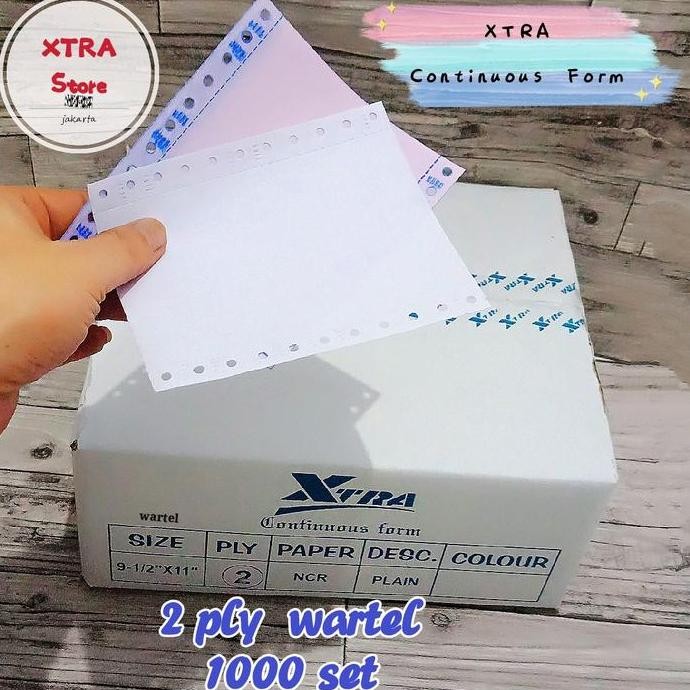 

PROMO! kertas continuous form Dph wartel 2ply Paper Stationery