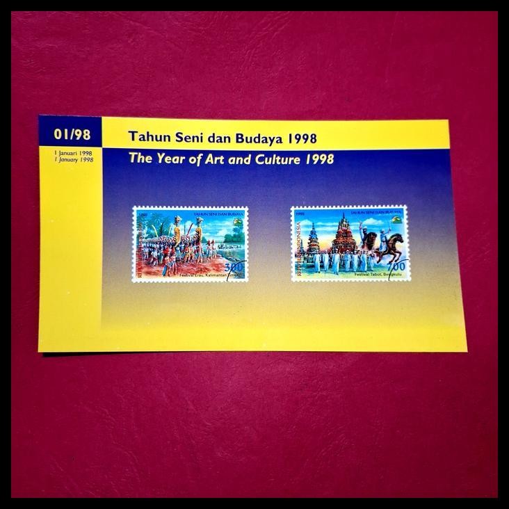 

DISKON PRANGKO INDONESIA 1 JANUARI 1998. SHP TAHUN SENI DAN BUDAYA 1998. FESTIVAL ERAU, KALIMANTAN TIMUR DAN FESTIVAL TABOT, BENGKULU !!!!!