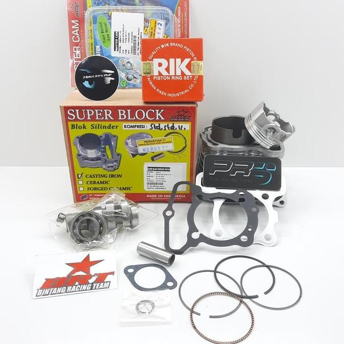 Paket Bore Up Blok BRT Genio Beat Deluxe 2020 Scoopy Stylish 2 PRS