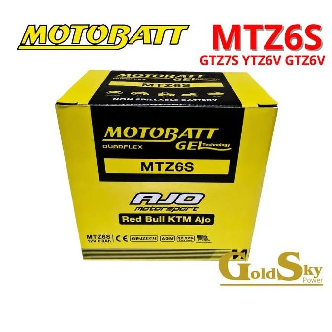Aki Kering Motor Suzuki GSX R150 GSX S150 MTZ6S MOTOBATT