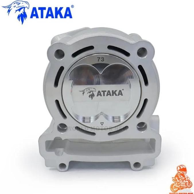 Blok bore up ceramic 57,62,63,65,66,68,70,72,73 mx,vixion ataka racing.