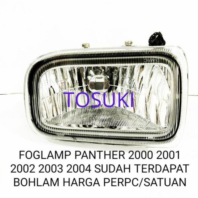 Foglamp Panther 2000 2001 2002 2003 2004 Kapsul Lampu Bemper Fog Lamp - Kanan=Driver=Rh, Plus Bohlam