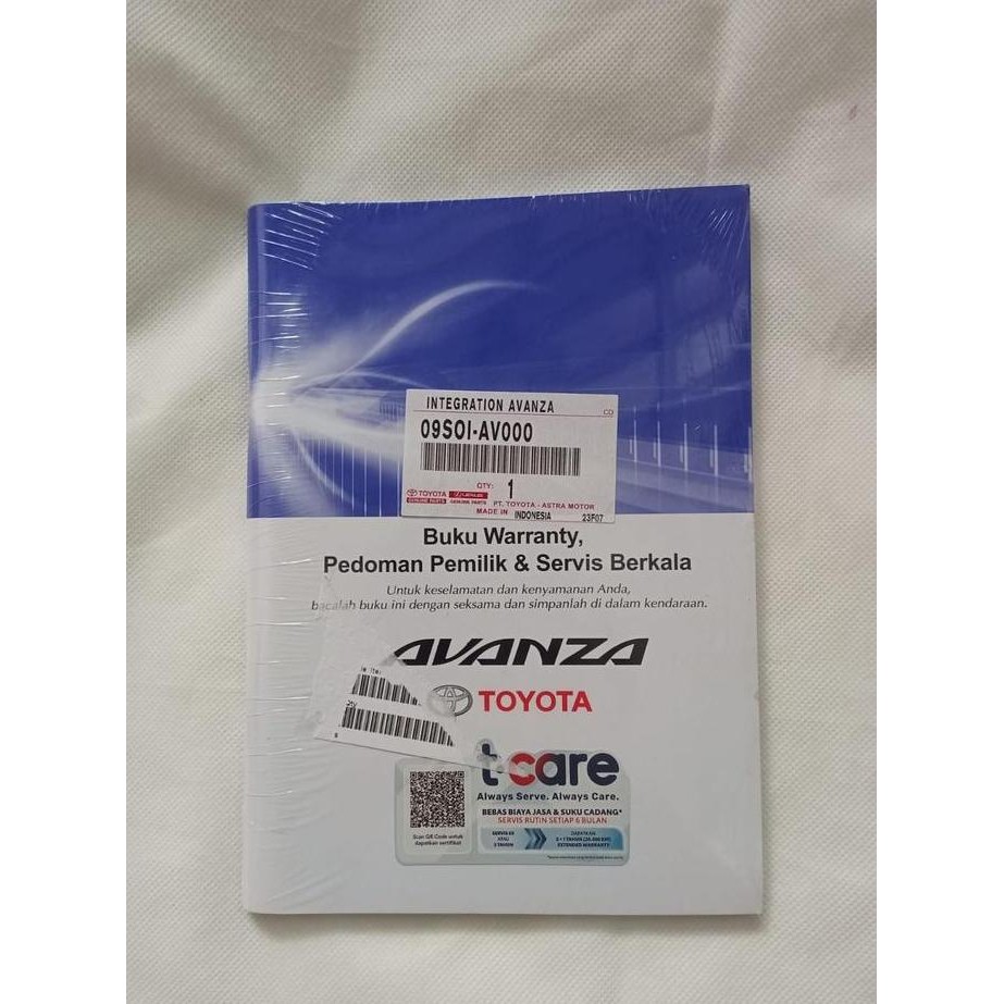 

TERLARIS! Buku Manual Pedoman Pemilik Integration Book new Avanza Original