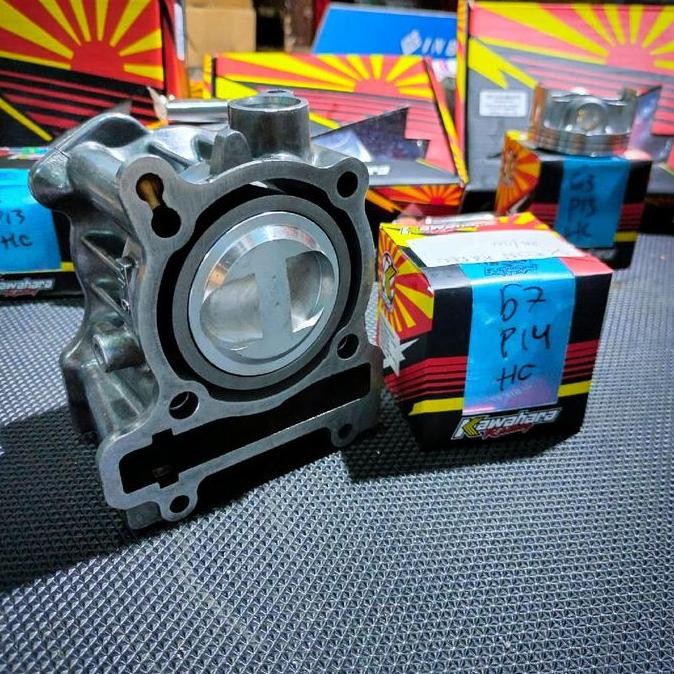 Blok Seher Xeon Karbu Xeon Injeksi Xeon RC GT125 54 57 58 58,5 60 MM Cylinder Block Custom Block Bor