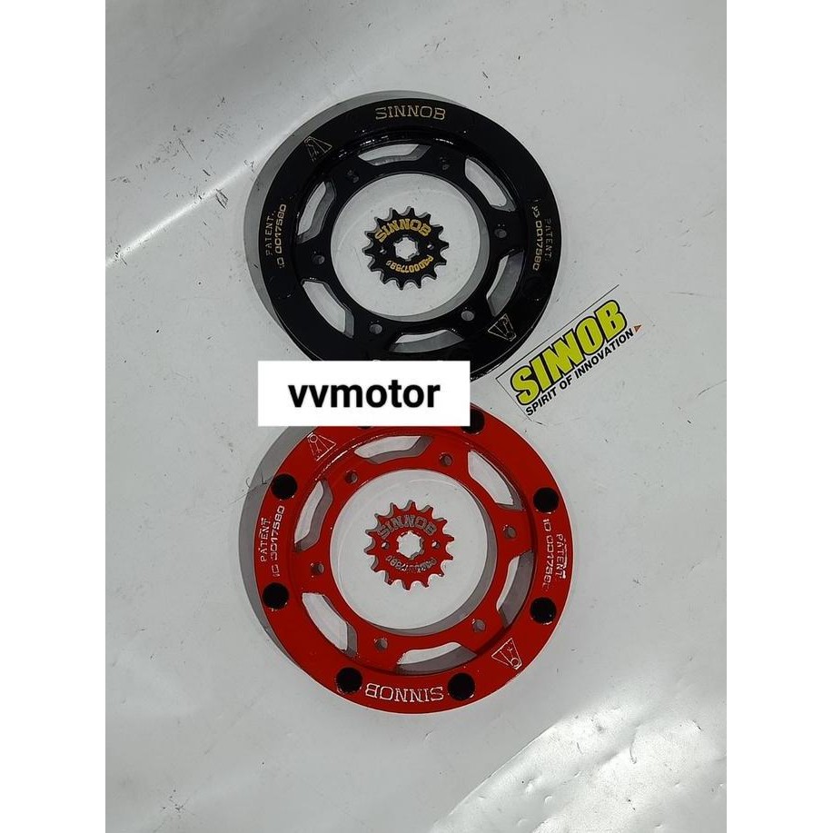 GEAR SINNOB GEAR SET SINOB DEPAN + BELAKANG YAMAHA R15 NEW V3 VIXION R