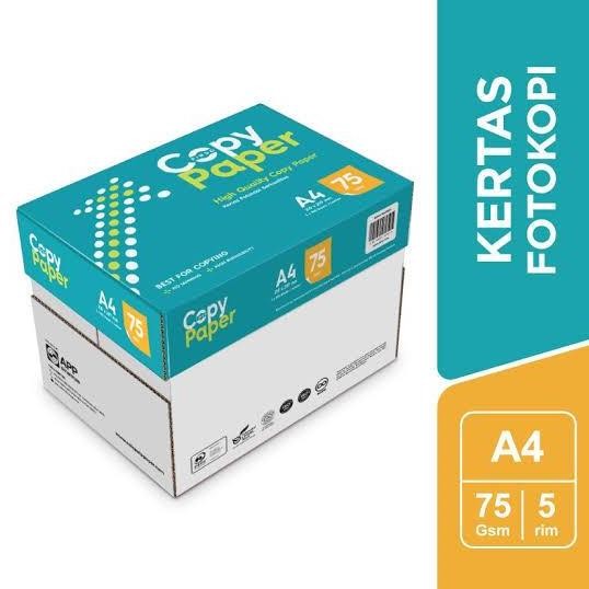 

TERBARU! (DUS) Kertas HVS A4 75gr Copy Paper / Paper Fotocopy
