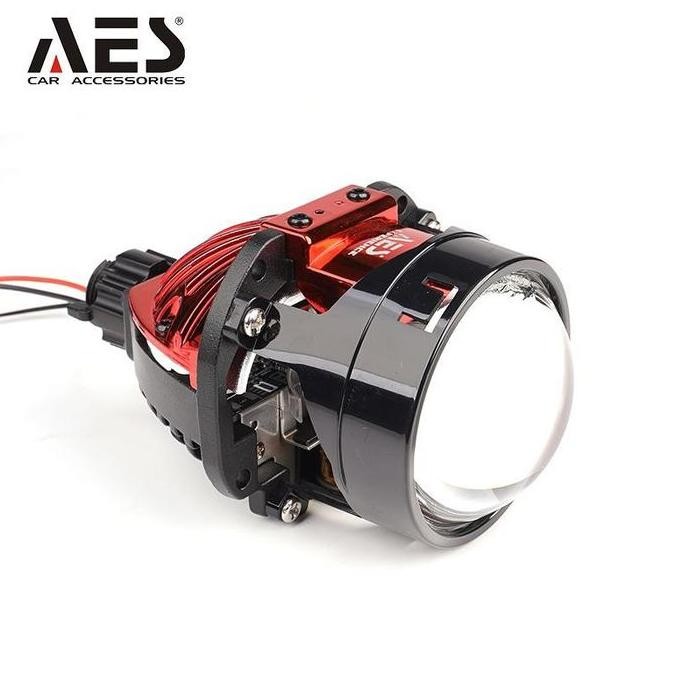 Paket lengkap lampu BILED AES GEN  2 projector  Turbo AES 2,5 inch