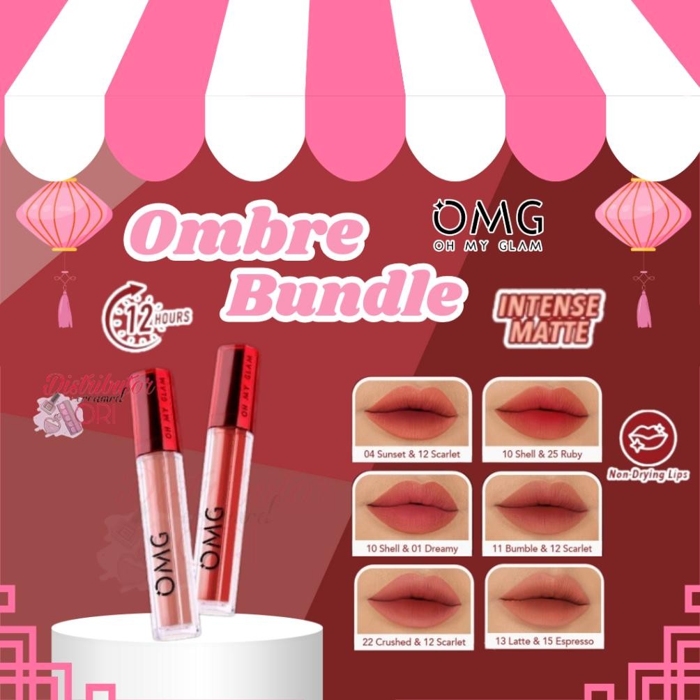 PAKET OMBRE LIPS OMG | Lipcream OMG Ombre Coffee Edition| Ombre Lipcream OMG | | Ombre Lips OH MY GL