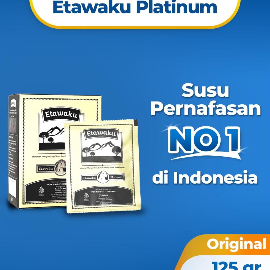 

Etawaku Platinum Sachet Paket 2 Box Susu Kambing Etawa Terbukti Sembuhkan Permasalahan Asma