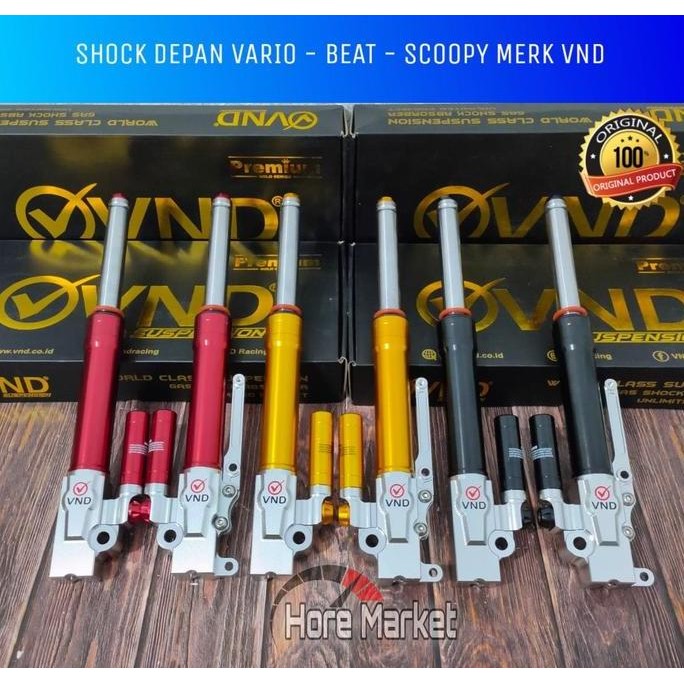 SHOCK DEPAN VND VARIO 125 150 - BEAT FI DELUXE STREET - SCOOPY - SPACY - GENIO NEW OLD AK111 TABUNG 