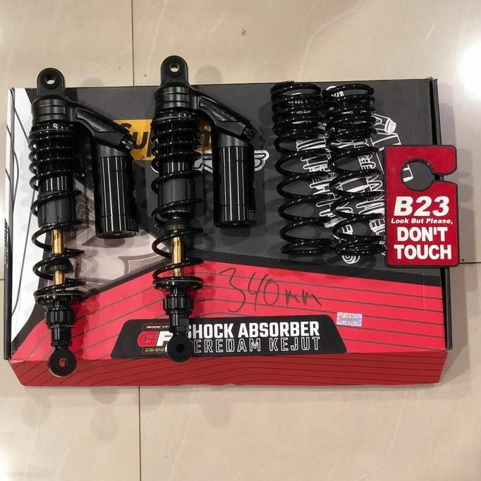 shock ride it gp supreme black series bebek 340mm double klik kompresi