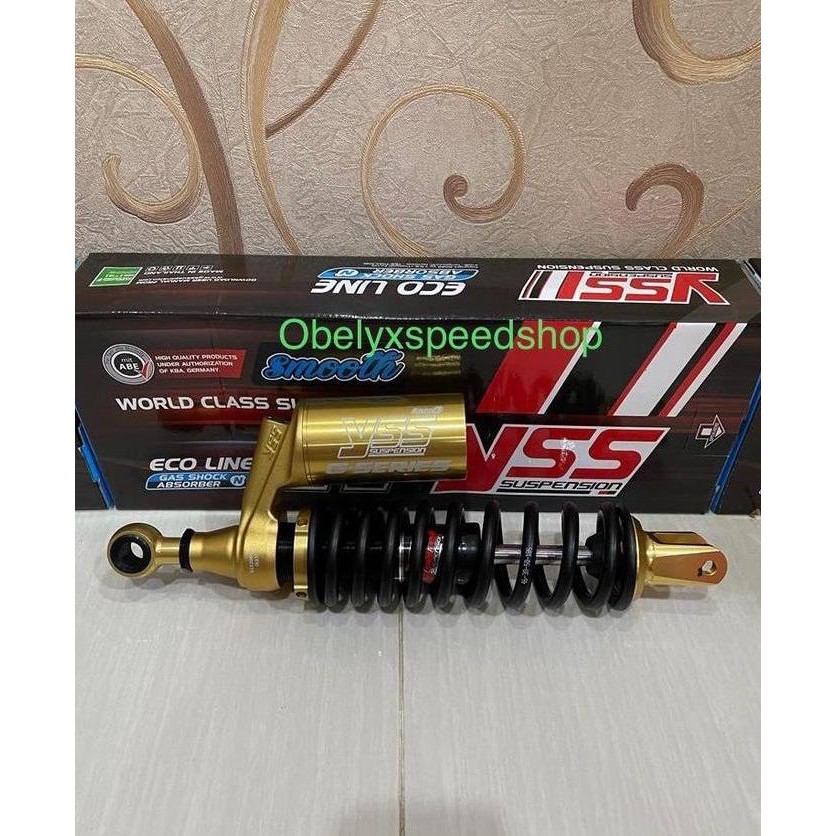 SHOCK YSS G PLUS GOLD SERIES 330 MM VARIO 125 & VARIO 150 BLACK GOLD