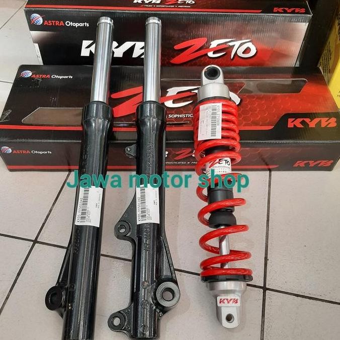 Paket shock depan belakang kyb zeto vario 125 vario 150 kyb zeto orinal