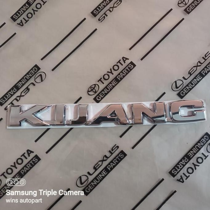 emblem tulisan kijang logo kijang kapsul original toyota ori