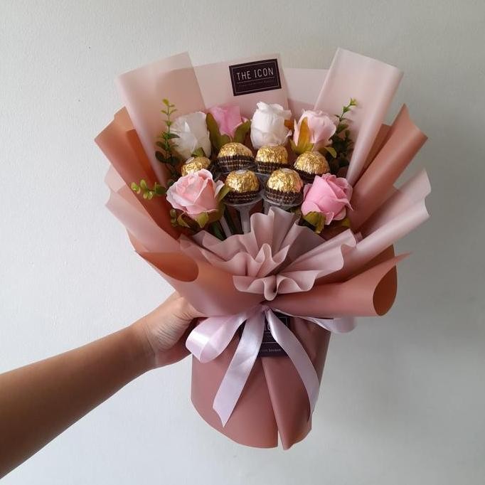 

Ferrero Rocher Bouquet | Buket Cokelat Ferrero Rocher | Flower Bouquet