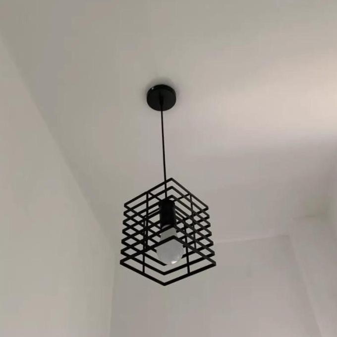 Lampu Hias Led Gantung Kotak Estetik / Lampu Gantung / Lampu Hias