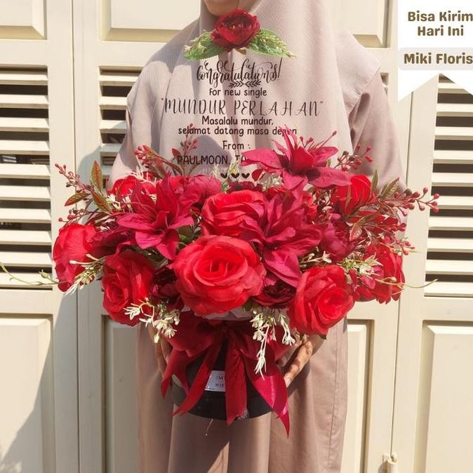 

Bouquet Bloom Box Acrylic medium box XL premium - Mikiflorist