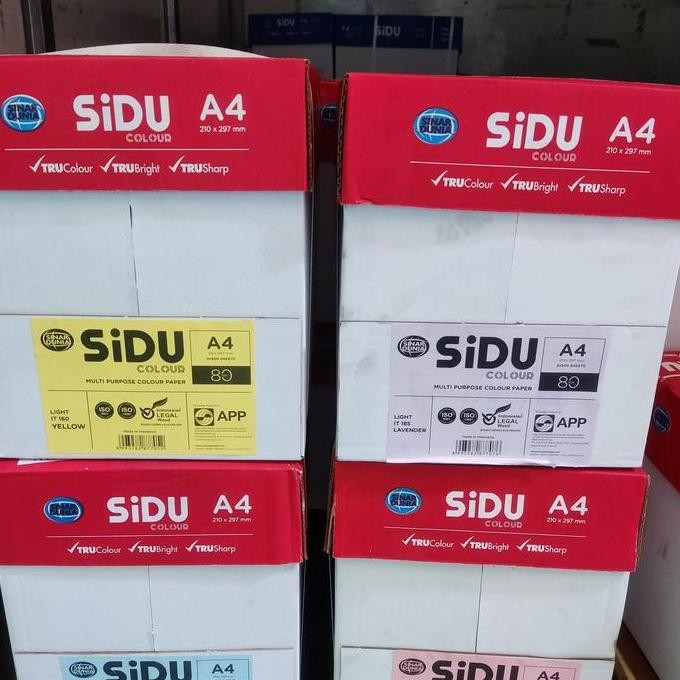 

Kertas Warna A4 80 Gram Sidu - Kertas Hvs Berwarna Pastel Cetak Diy