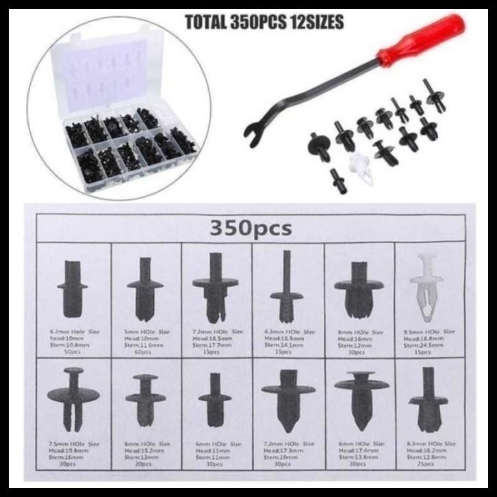 BEST DEAL KLIP BAUT MOBIL APV RIVET KLIP MUR KANCING BODY UNIVERSAL 