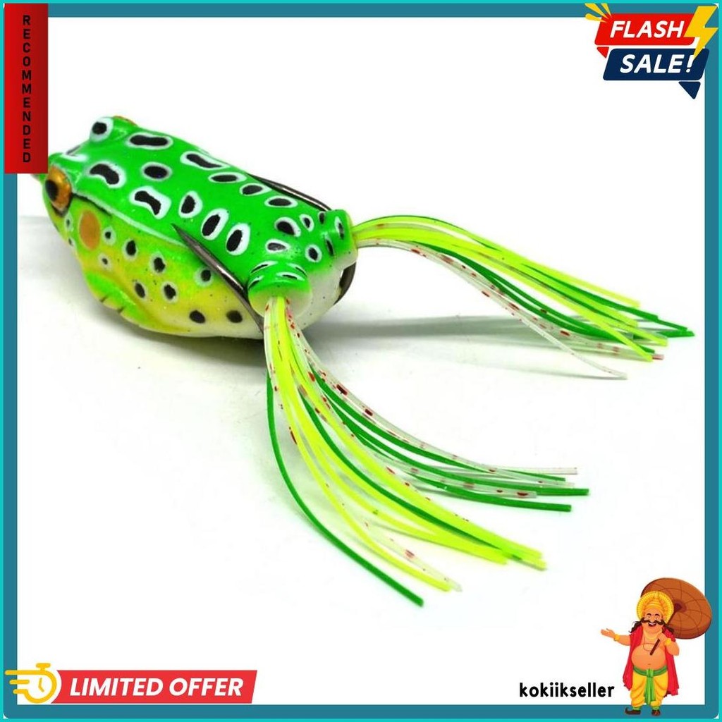 Umpan Pancing Kodok Umpan Casting Ikan Gabus Toman Lure Palsu Buatan Tiruan Bukan Minnow Jig Popper 