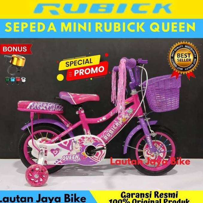 Sepeda Anak 12, 16, 18 Mini Genio Rubick Eden Terbaru