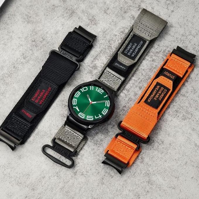 Strap Samsung Galaxy Watch Ultra Classic Nato Sport Canvas Nylon Series 1 2 3 4 5 6 7 8 9 47mm 46mm 