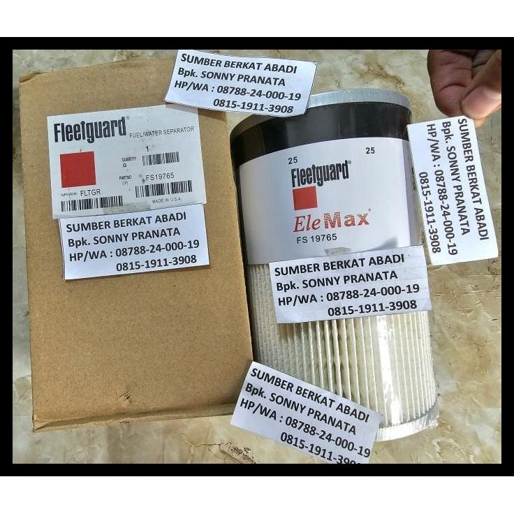 HOT DEAL FLEETGUARD FS-19765 FUEL WATER SEPARATOR FILTER FS 19765 FS19765 
