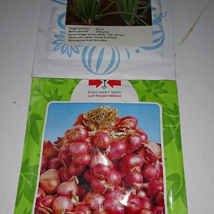 

Terlaris, Benih Bibit Biji Bawang Merah 10Gr Cap Panah Merah Asli Kemasan Pabrik
