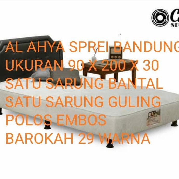 SPREI SET SINGLE LOS EMBOS 90 X 200 X 30 - BISA PILIH WARNA