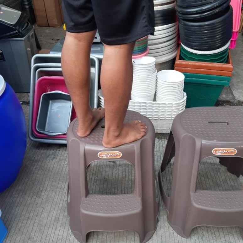 Bangku Nongkrong / Bangku Tangga Anak / Kursi Tangga Nongkrong Plastik New