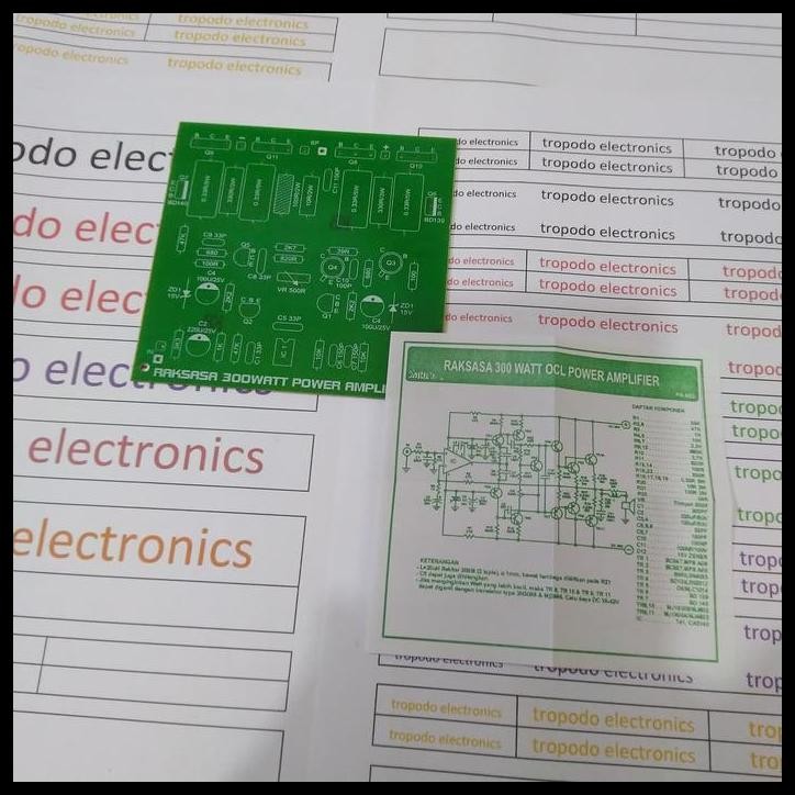 DISKON PCB POWER AMPLIFIER 300 WATT OCL MONO RAKSASA 