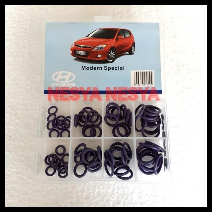 TERBARU SEAL SIL O-RING O RING ORING KIT LENGKAP / KOTAK = 80PCS 80 PCS UNTUK KONEKSI SAMBUNGAN SELA
