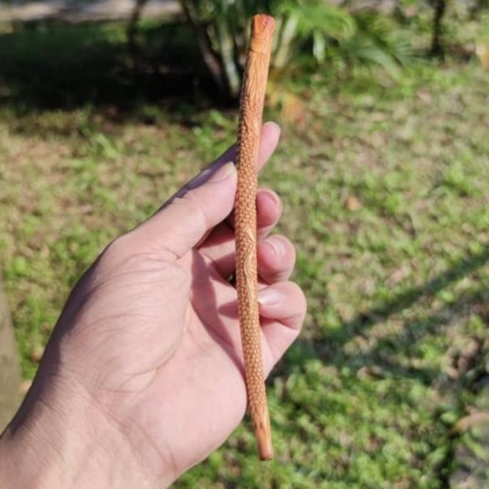 Pipa Gading Ukir Asli