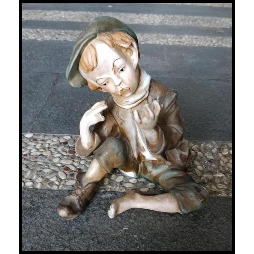 DISKON PATUNG KERAMIK EROPA CACAT 