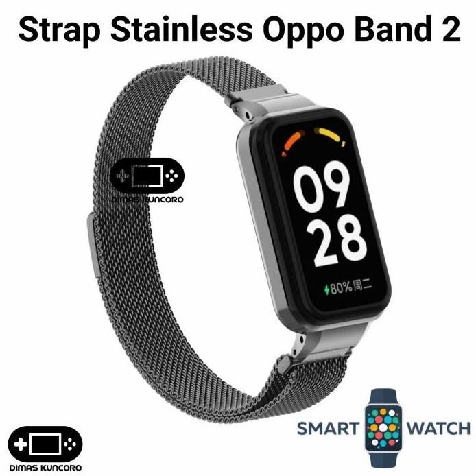 Strap Stainless Oppo Band 2 tali jam tangan steel oppo smartwatch band 2 murah