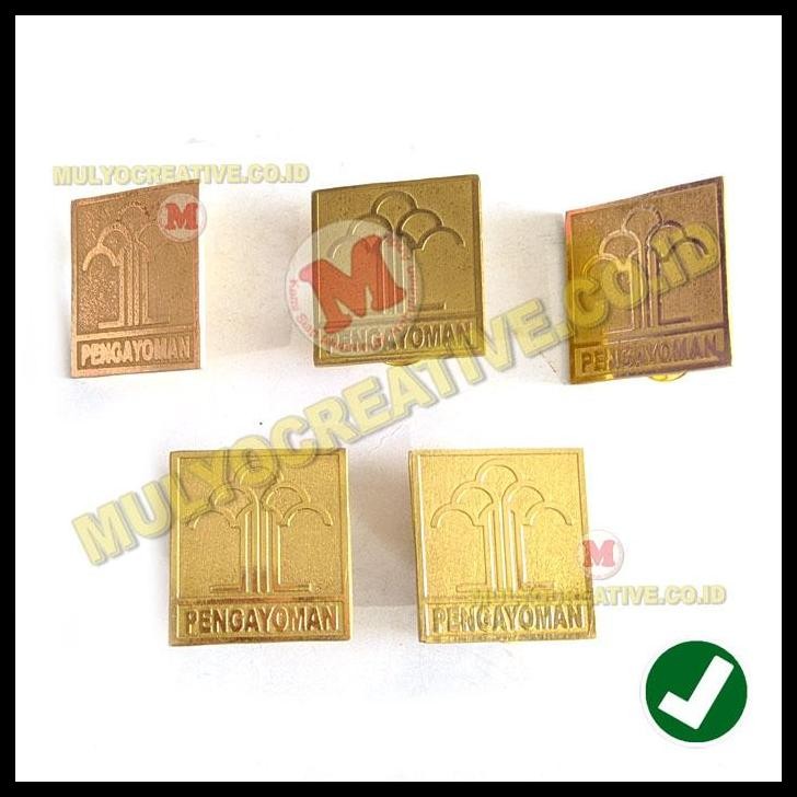 GRATIS ONGKIR PIN PENGAYOMAN BREVET PENGAYOMAN ATRIBUT KEMENKUMHAM 