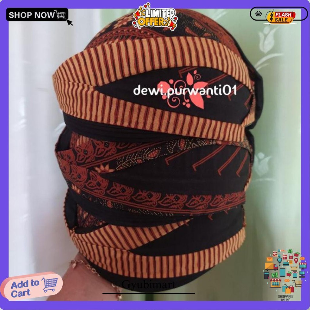 Blangkon Solo/Blangkon Modang Alusan Cod