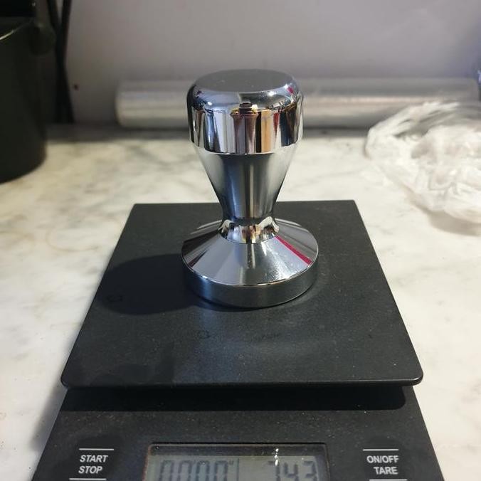 Tamper coffee stainless steel. tamper kopi espresso. coffee tamper