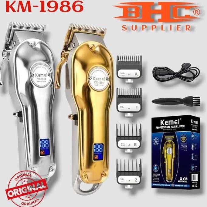 ready stock KEMEI 1986 1987 1996 1997 MESIN CUKUR RAMBUT KEMEI ORIGINAL CORDLESS