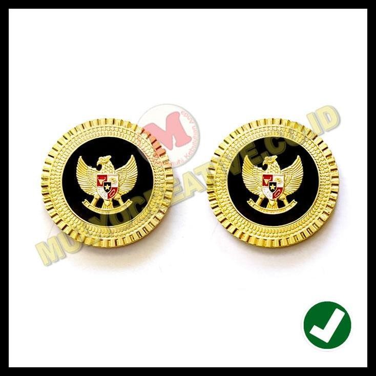 BEST DEAL LENCANA PIN GARUDA PIN GARUDA MODEL BULAT GERIGI PIN GARUDA MAGNET 