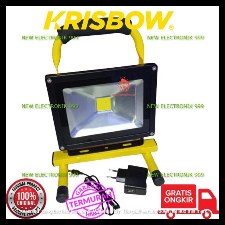 HOT DEAL KRISBOW LAMPU SOROT LED RECHARGEABLE 50 WATT LED WORKLIGHT 50 WATT 