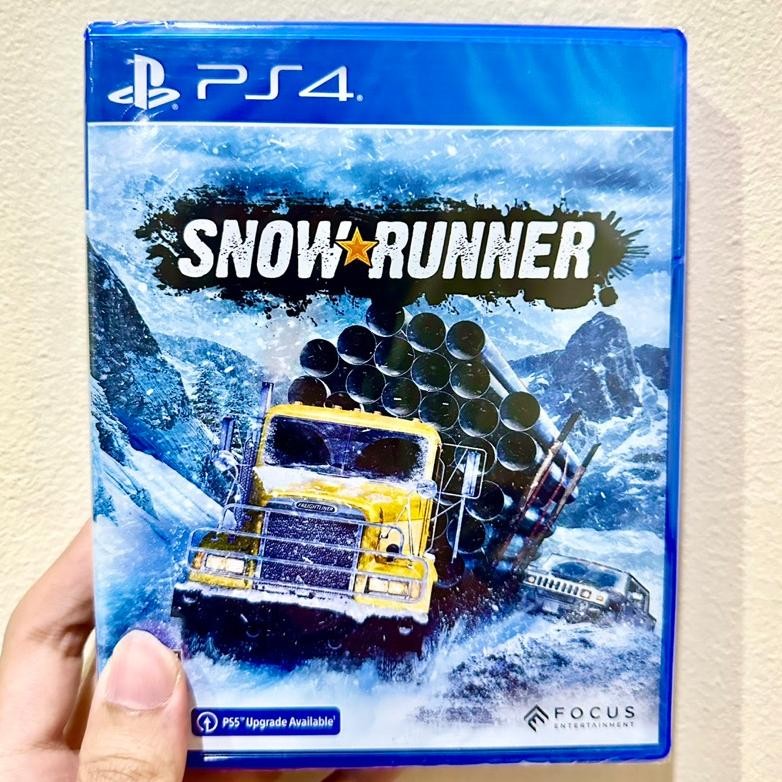 NEW Kaset Snowrunner Ps4 Game truck simulator Snow runer Playstation ps 4 snowruner snow runner mudr