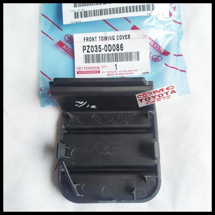 DISKON TUTUP COVER DEREK TOWING BUMPER DEPAN YARIS TRD 2014-2016 PZ035-0D086