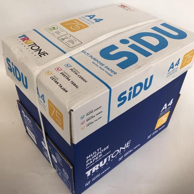 

kertas HVS A4 75gr Sinar Dunia [1 box = 5 rim] GOJEK/GRAB Bandung